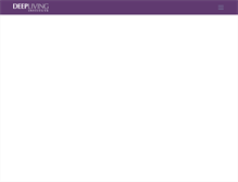 Tablet Screenshot of deeplivinginstitute.org